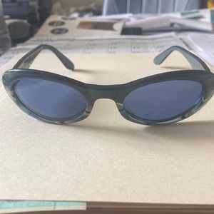 Bognar kids or small ladies framed sunglasses. Blue lenses. Good condition.